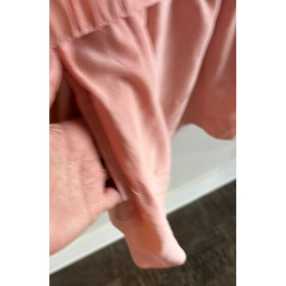 Diane Von Furstenberg Womens Boatneck Pleated Knee-Length Silk Dress Pink Sz 6 - Picture 7 of 13